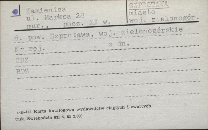 kamienica, skan 1
