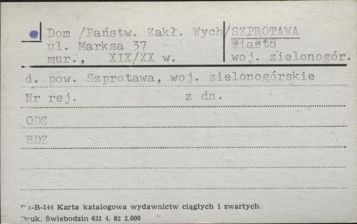 dom (Państw. Zakł. Wych.), skan 1