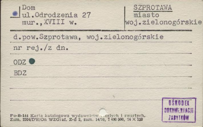 dom, skan 1