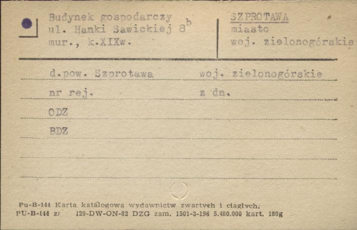 budynek gospodarczy, skan 1