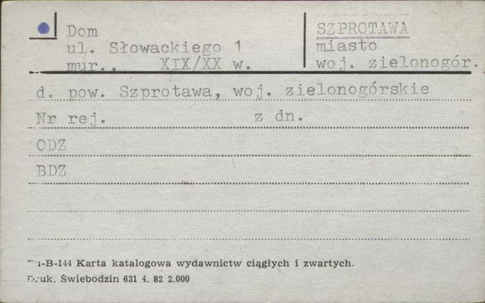 dom, skan 1