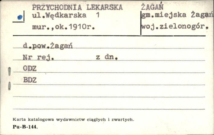 przychodnia lekarska, skan 1