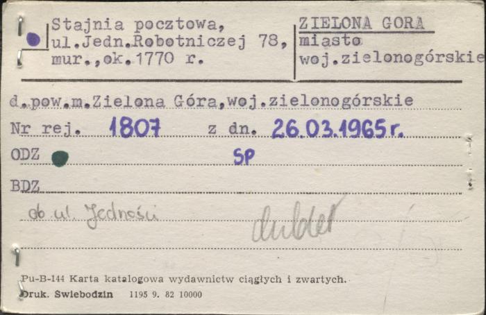 stajnia pocztowa, skan 1