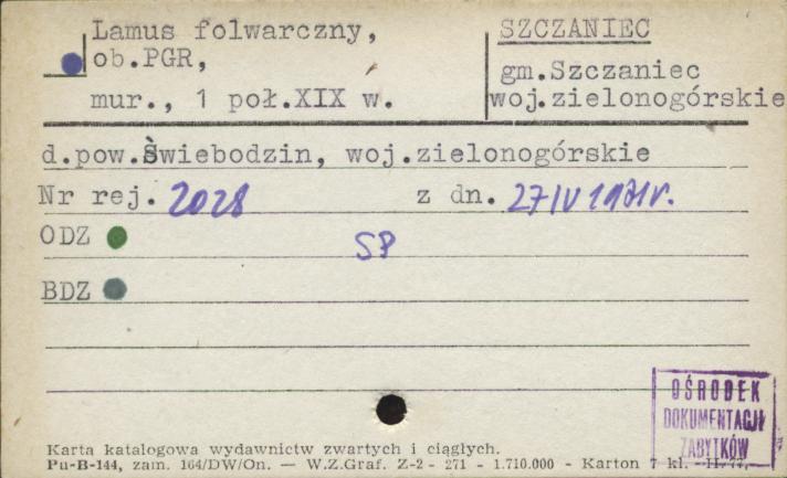 lamus folwarczny, ob. PGR, skan 1