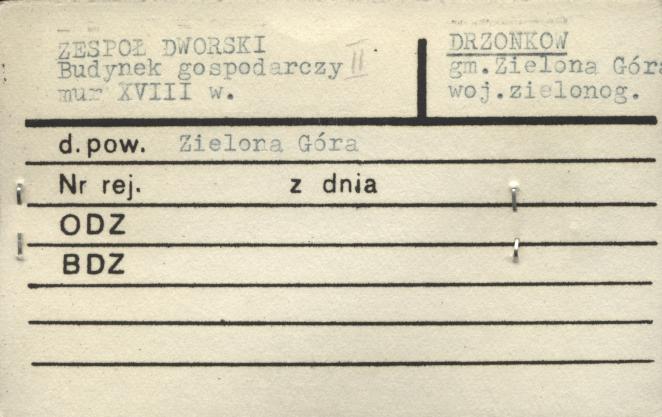 zespół dworski - budynek gospodarczy II, skan 1