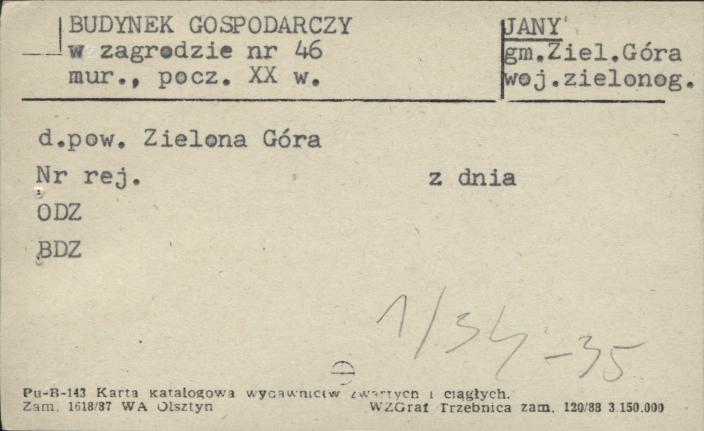 budynek gospodarczy, skan 1