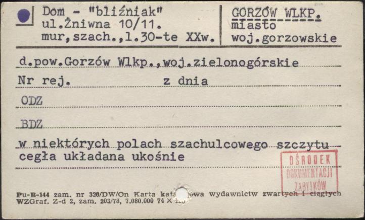 dom - bliźniak, skan 1