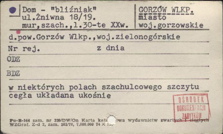 dom - bliźniak, skan 1