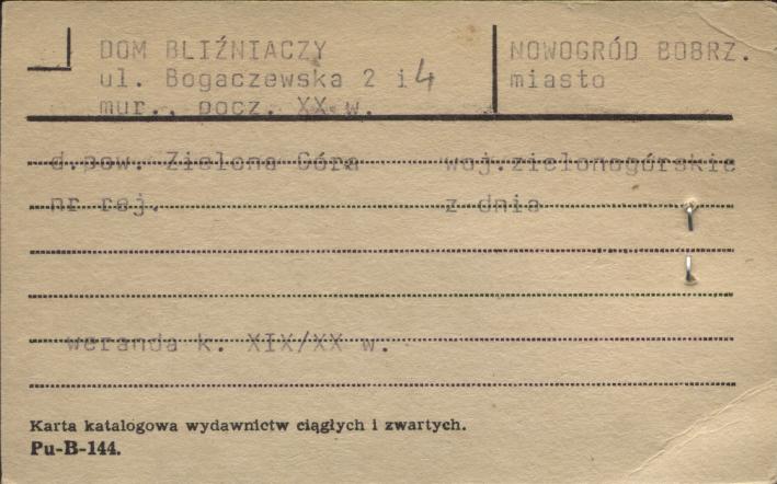 dom bliźniaczy, skan 1