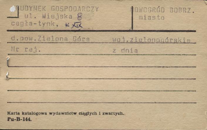 budynek gospodarczy, skan 1