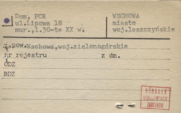 dom, PCK, skan 1