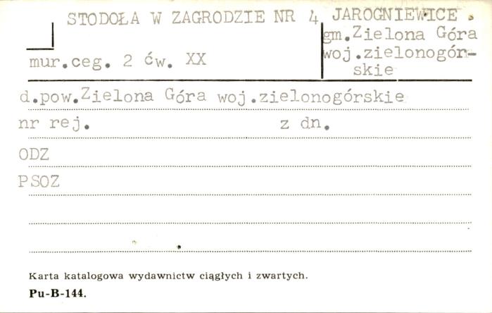 stodoła w zagrodzie, skan 1