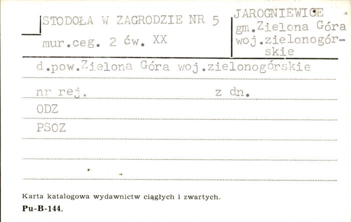 stodoła w zagrodzie, skan 1
