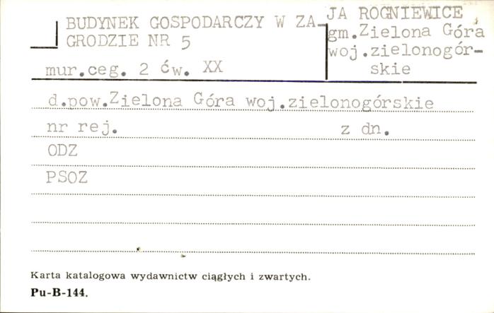 budynek gospodarczy w zagrodzie, skan 1