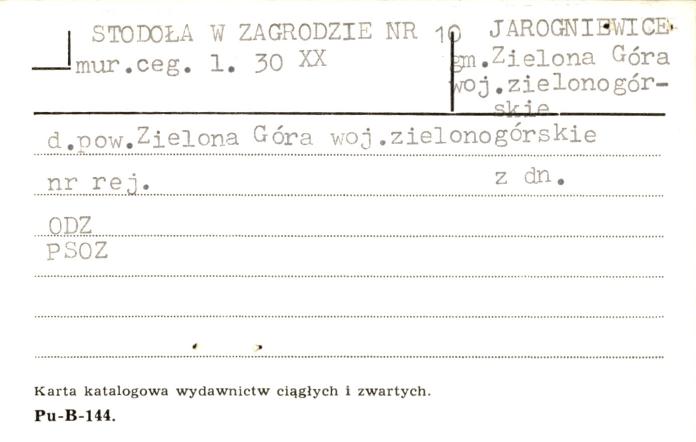 stodoła w zagrodzie, skan 1