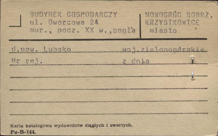 budynek gospodarczy, skan 1