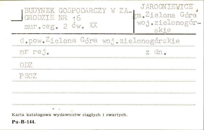budynek gospodarczy w zagrodzie, skan 1