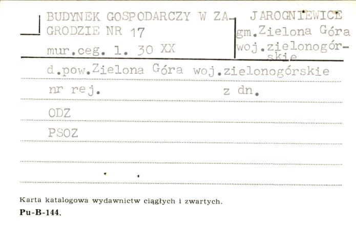 budynek gospodarczy w zagrodzie, skan 1