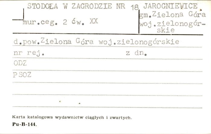 stodoła w zagrodzie, skan 1