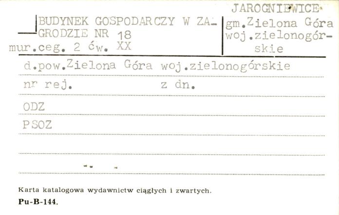 budynek gospodarczy w zagrodzie, skan 1