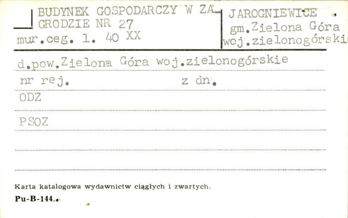 budynek gospodarczy w zagrodzie, skan 1