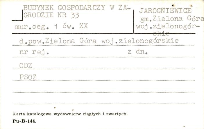 budynek gospodarczy w zagrodzie, skan 1