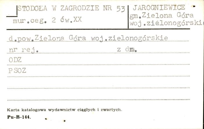 stodoła w zagrodzie, skan 1