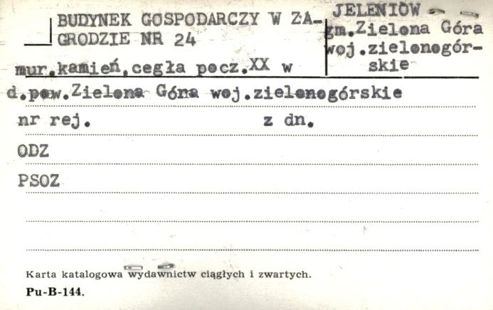 budynek gospodarczy w zagrodzie, skan 1