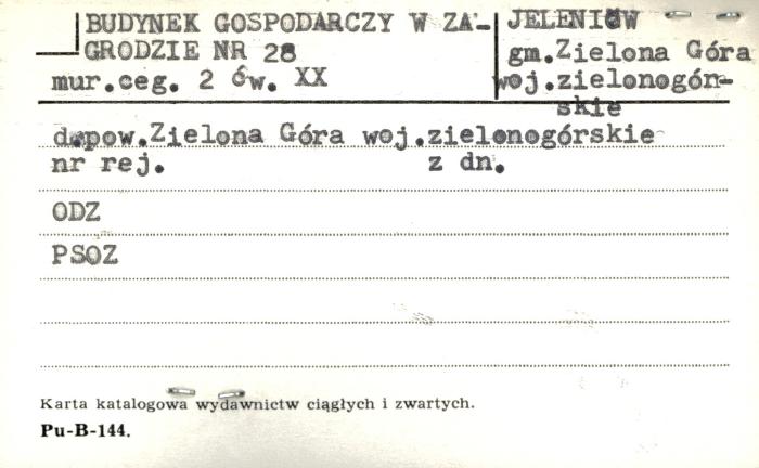 budynek gospodarczy w zagrodzie, skan 1