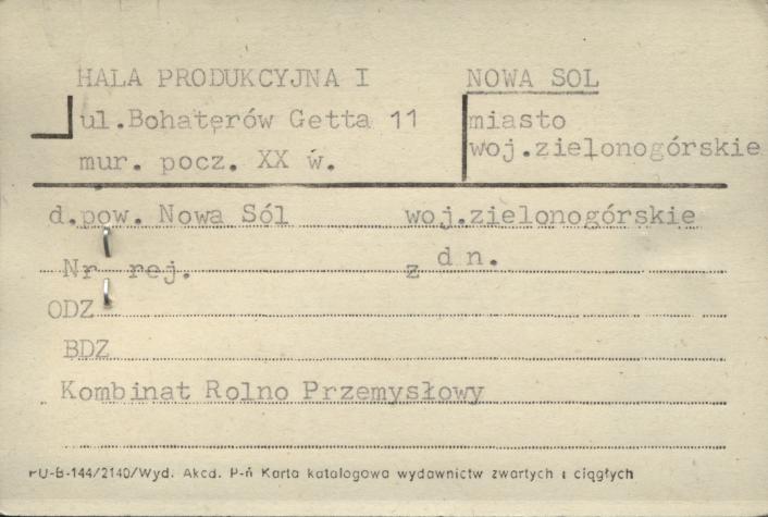 hala produkcyjna I, skan 1