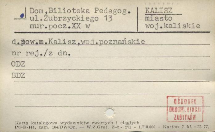 dom, Biblioteka Pedagog., skan 1