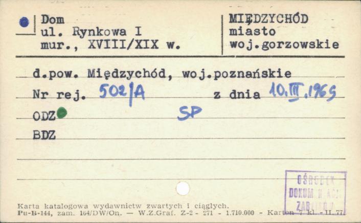 dom, skan 1