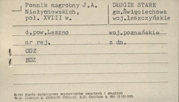 pomnik nagrobny J. A. Nieżychowskich, skan 1