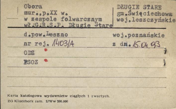 obora w zespole folwarcznym, skan 1
