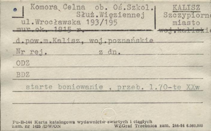 komora celna, ob. oś. szkol. służ więziennej, skan 1