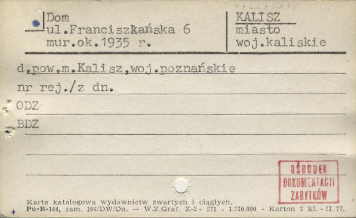 dom (kamienica), skan 1