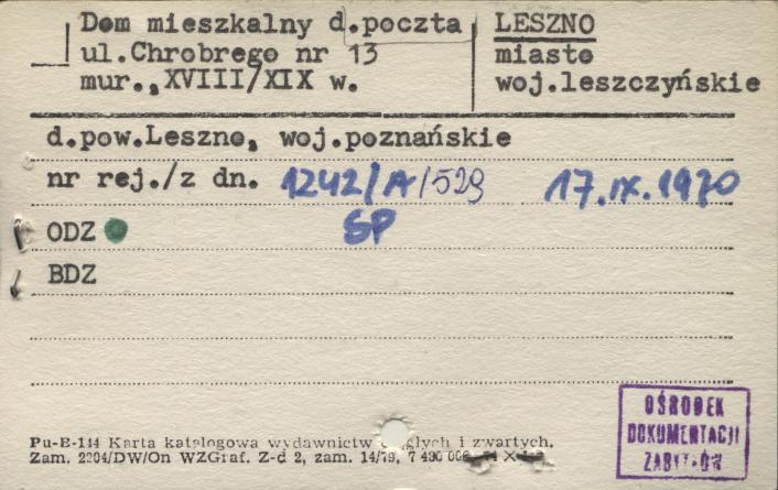 dom mieszkalny, d. poczta, skan 1