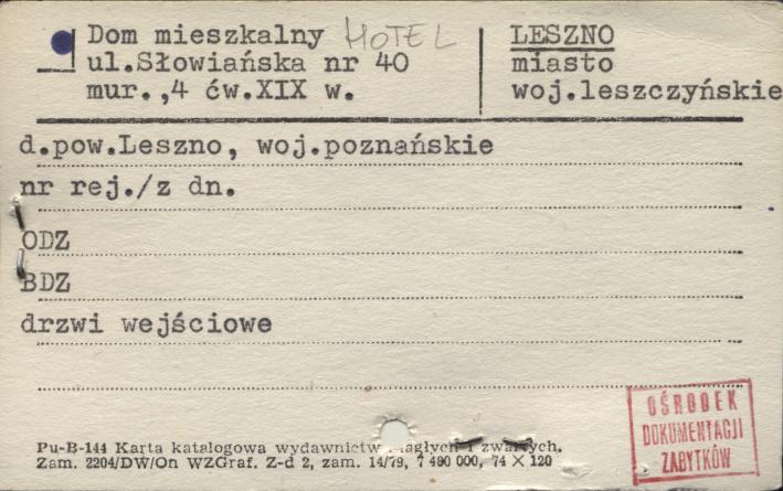 dom mieszkalny, hotel, skan 1