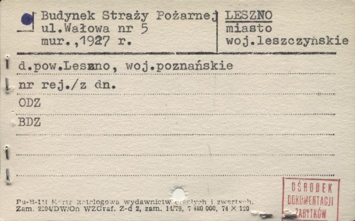 budynek straży pożarnej, skan 1