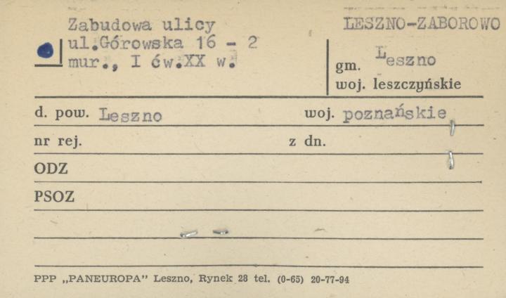zabudowa ulicy, skan 1