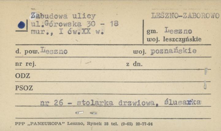 zabudowa ulicy, skan 1