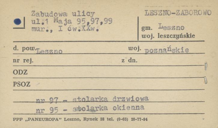 zabudowa ulicy, skan 1