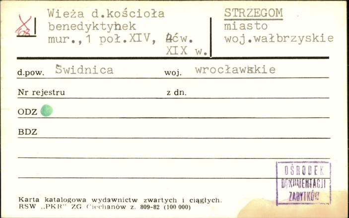 wieża d. kościoła benedyktynek, skan 1