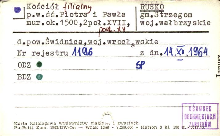 kościół fil. pw. śś. Piotra i Pawła, skan 1