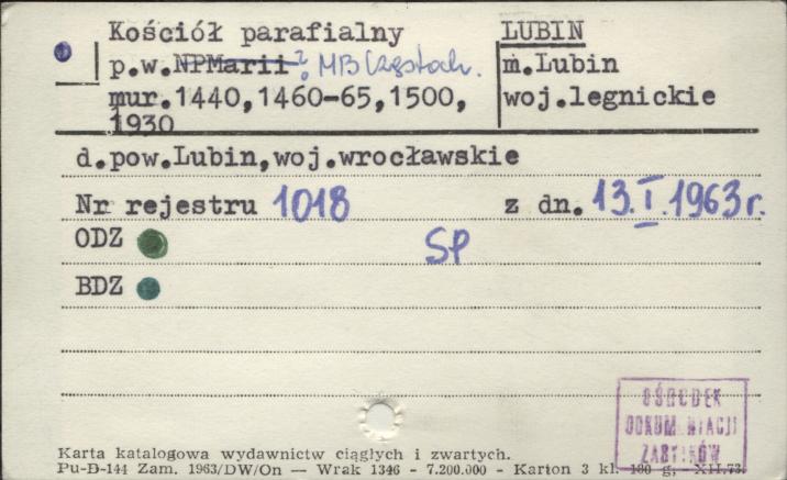 kościół par. pw. Matki Boskiej Częstochowskiej, skan 1