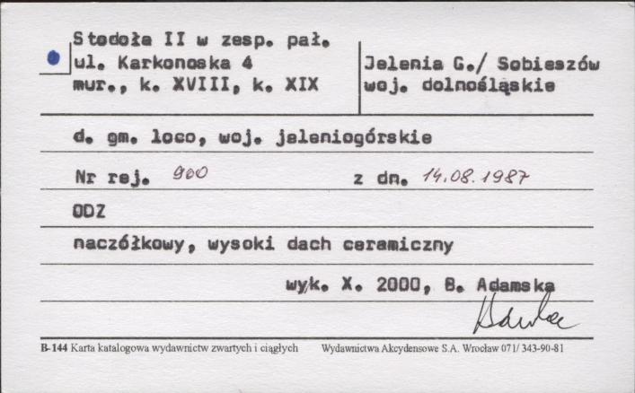 stodoła II w zesp. pał., skan 1