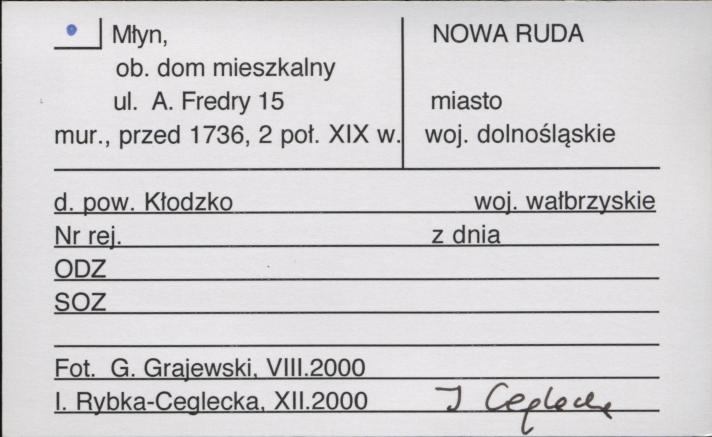 młyn, ob. dom mieszkalny, skan 1