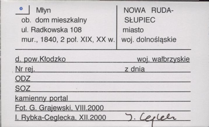 młyn, ob. dom mieszkalny, skan 1