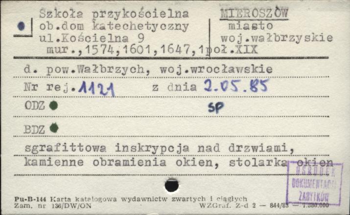 szkoła parafialna, ob. dom katechetyczny, skan 1