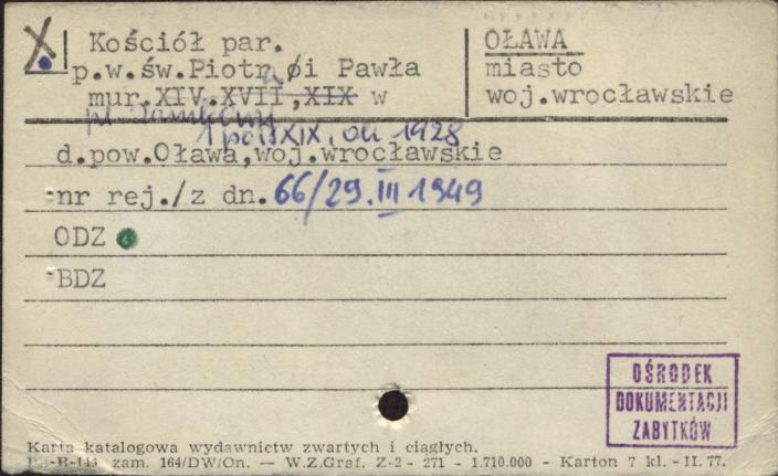 kościół par. pw. śś. Piotra i Pawła, skan 1